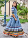 Gray Colour Rayon Print Gown Collection Exporters In India Aaradhna 2032
